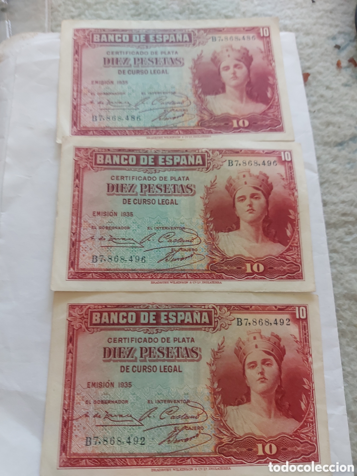 Billetes espa&ntilde;oles: Los billetes son nuevos - Foto 1