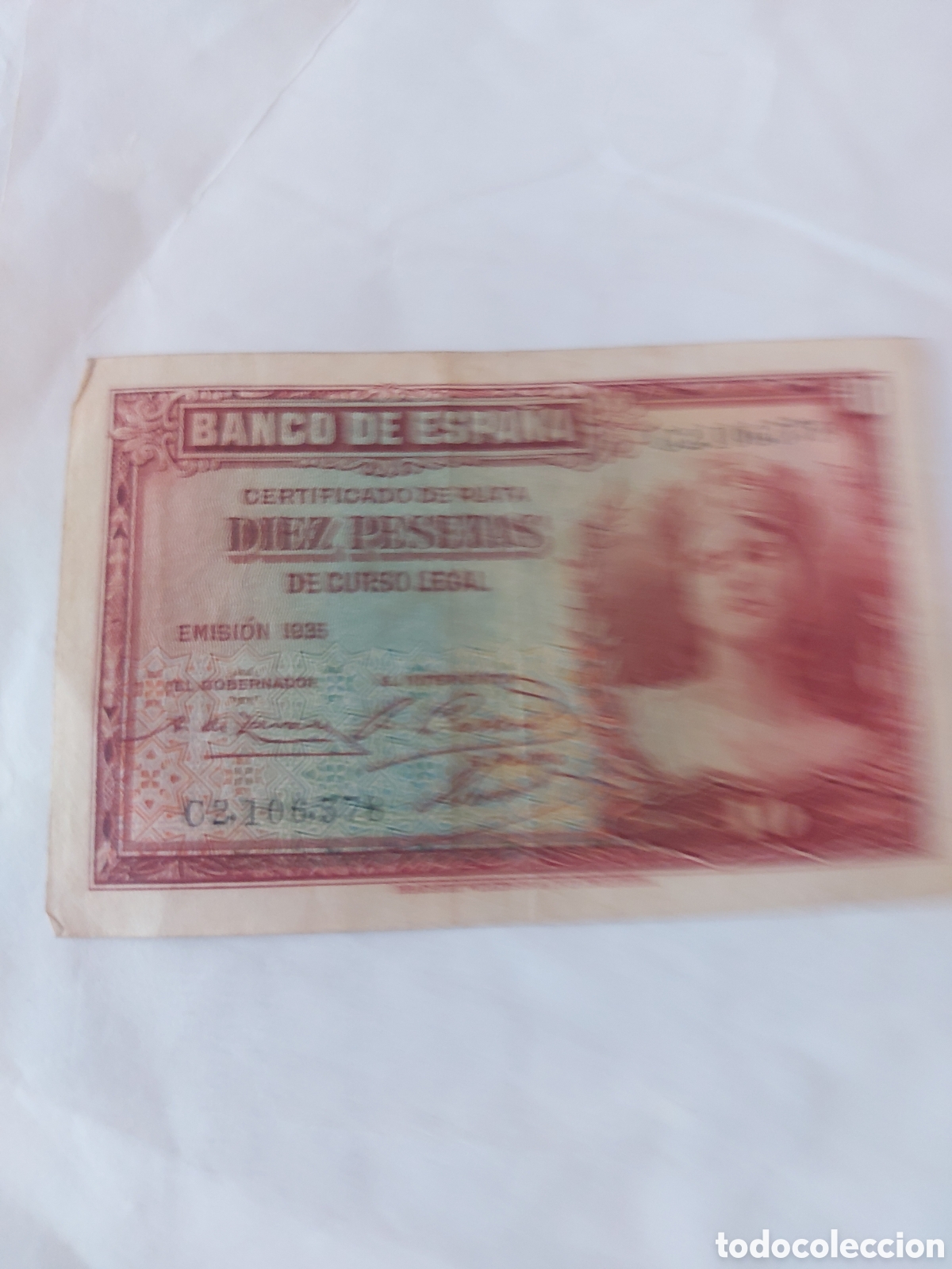 Billetes espa&ntilde;oles: billete de Espa&ntilde;a de1935 - Foto 1
