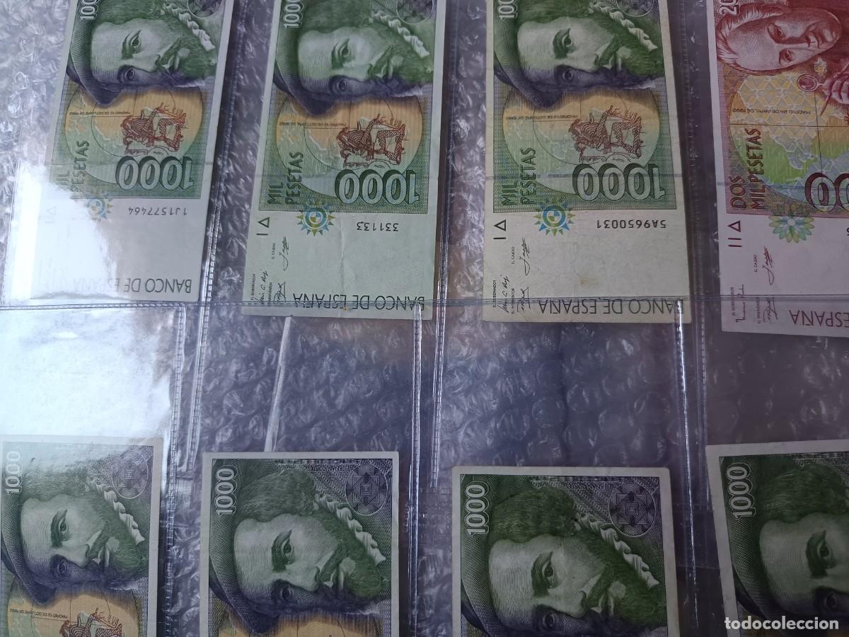 Billetes espa&ntilde;oles: Lote de 8 billetes de 1000 y 2000 pesetas