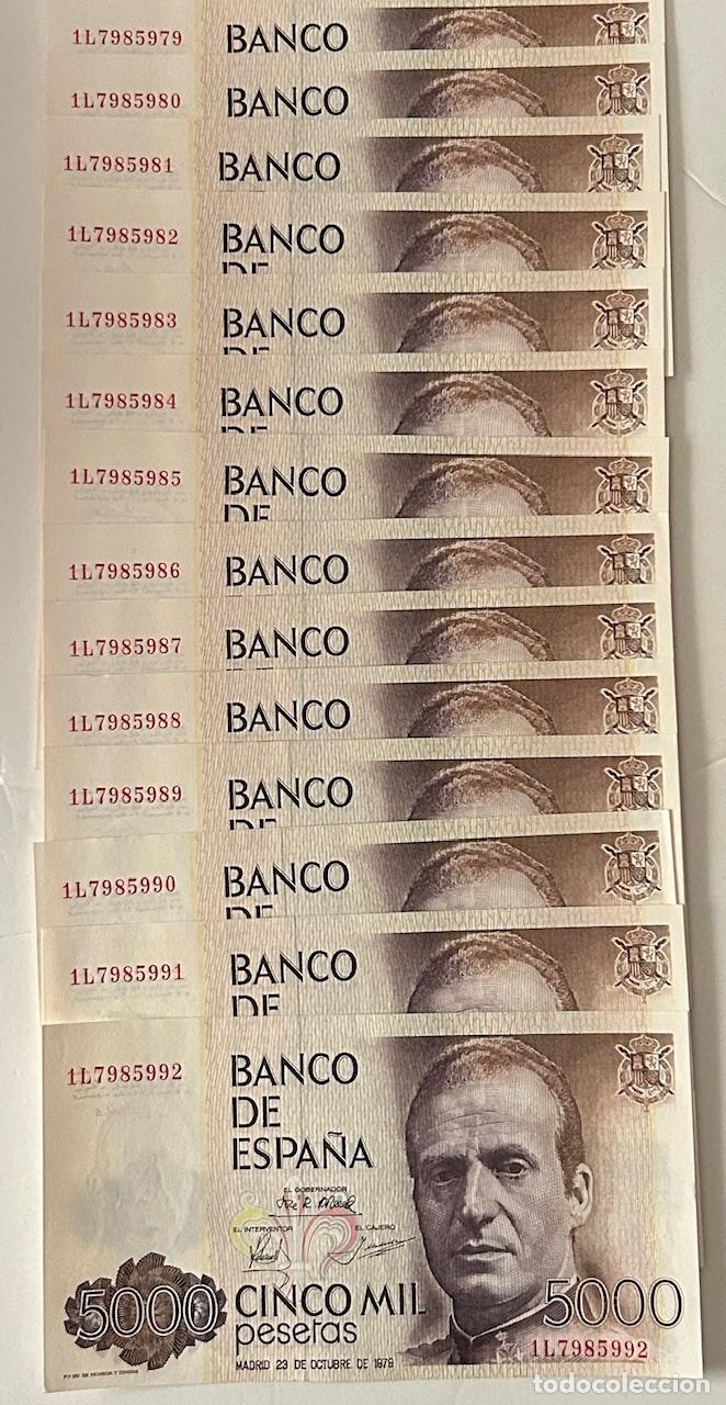 Billetes espa&ntilde;oles: CRBS3444 LOTE 13 BILLETES BILLETES ESPA&Ntilde;A 5000 PESETAS 1979 SERIE 1L S/C-
