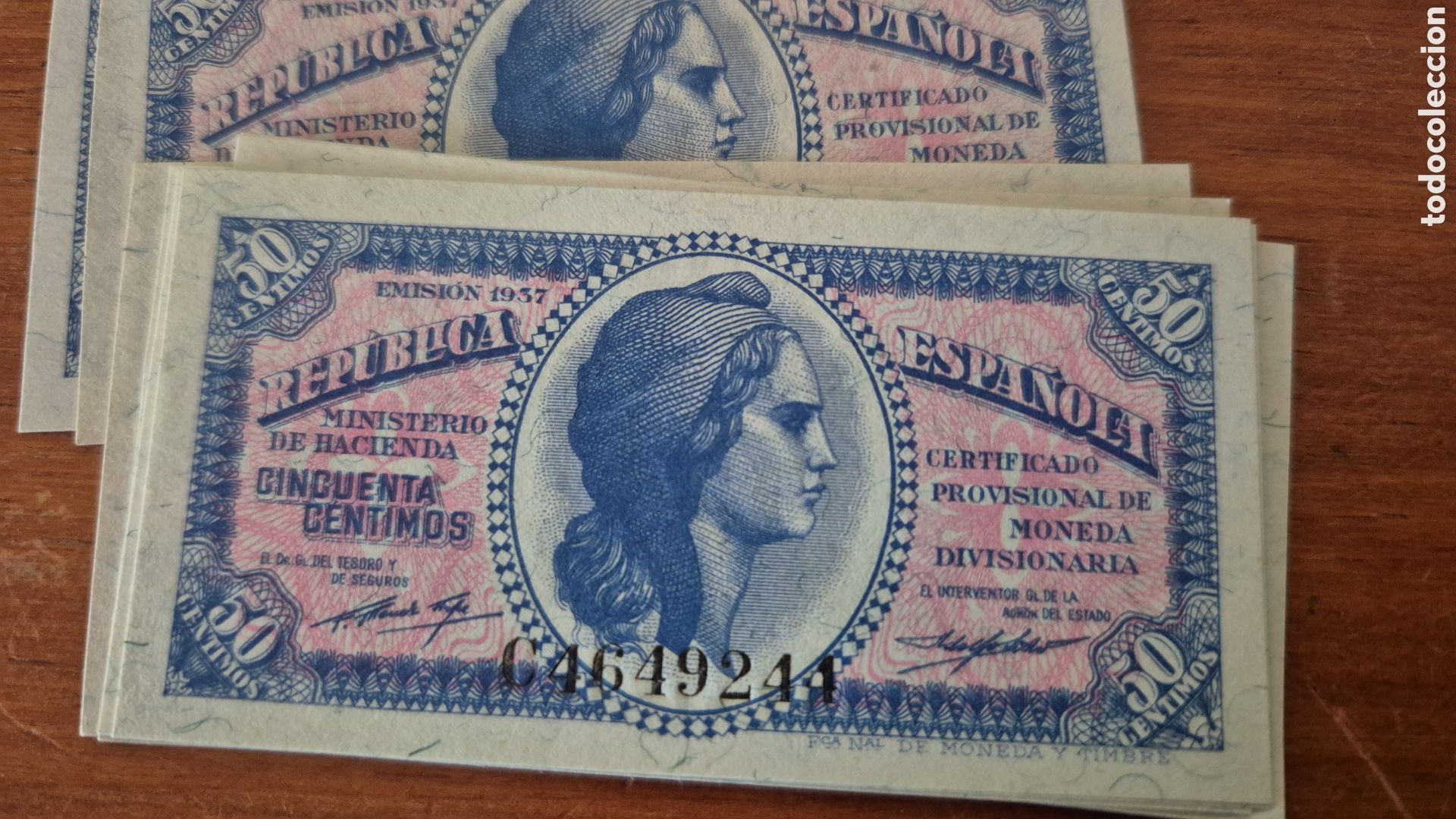 Billetes espa&ntilde;oles: Billete Sin Circular Espa&ntilde;a