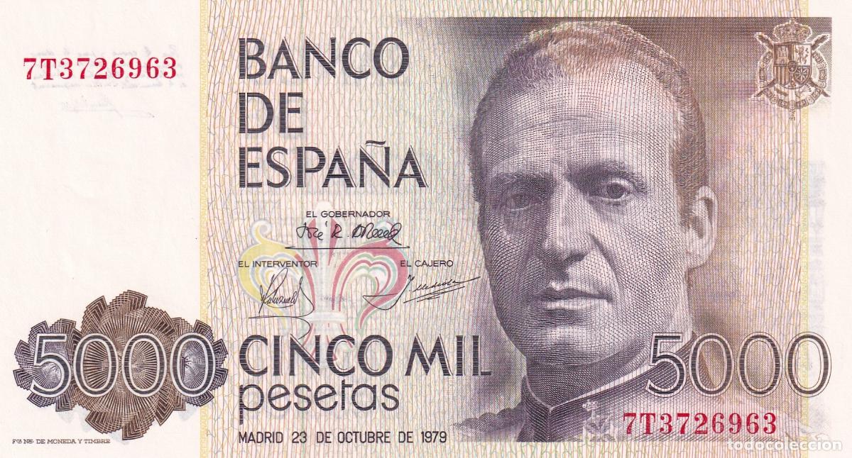 Billetes espa&ntilde;oles: CRBS1463 BILLETE ESPA&Ntilde;A 5000 PESETAS 1979 SIN CIRCULAR HAY 8