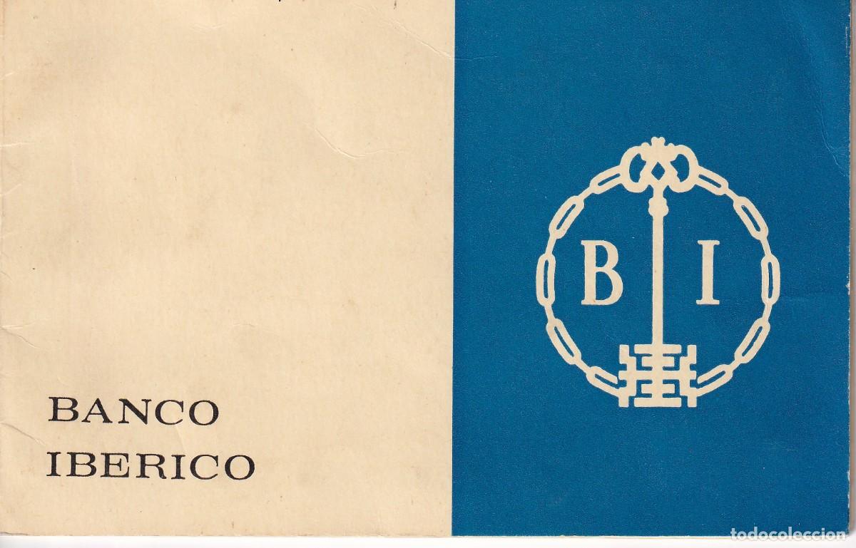 Notas espanholas: LIBRETA BANCO IBERICO CON 10 BILLETES DE 100 PESETAS DEL A&Ntilde;O 1965 SERIE Y SIN CIRCULAR (BECQUER)