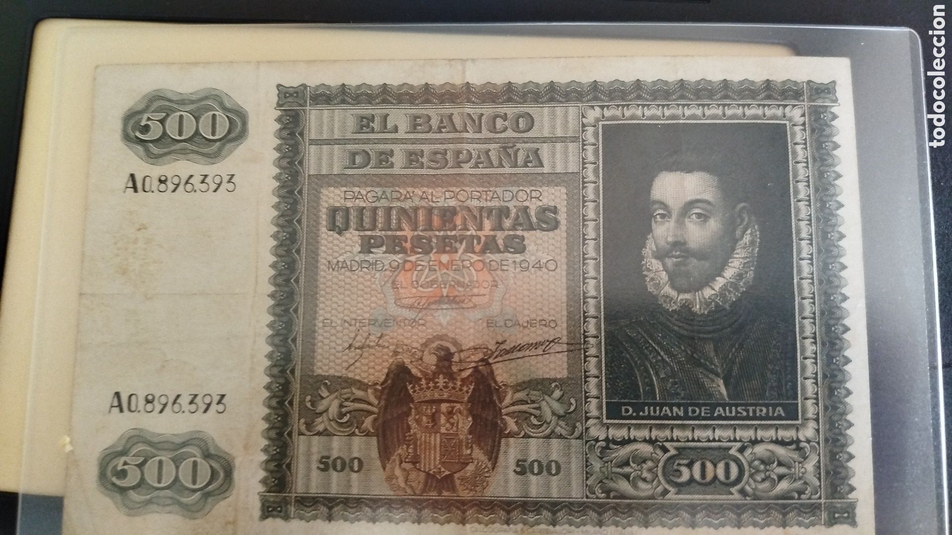 Billetes espa&ntilde;oles: Lote 6 Billetes 500 Ptas 1940-1971 Banco de Espa&ntilde;a