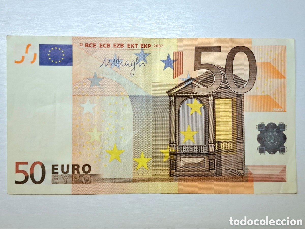 Billetes espa&ntilde;oles: BILLETE ESPA&Ntilde;A 2002 50 EUROS Firma Draghi V54746226661
