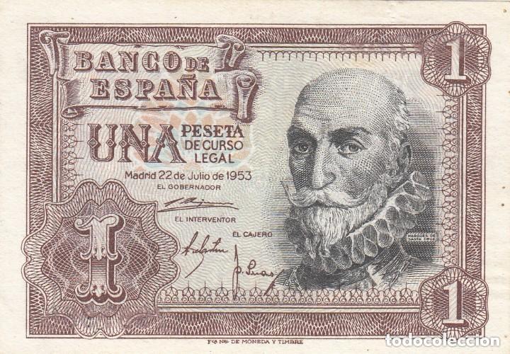 Billetes espa&ntilde;oles: CRBS0053 BILLETE ESPA&Ntilde;A 1 PESETA 1953 SIN SERIE