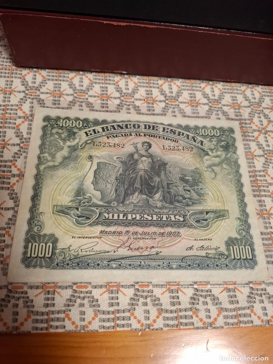 Billets espagnols: 1000 PESETAS DE 1907 MUY RARO