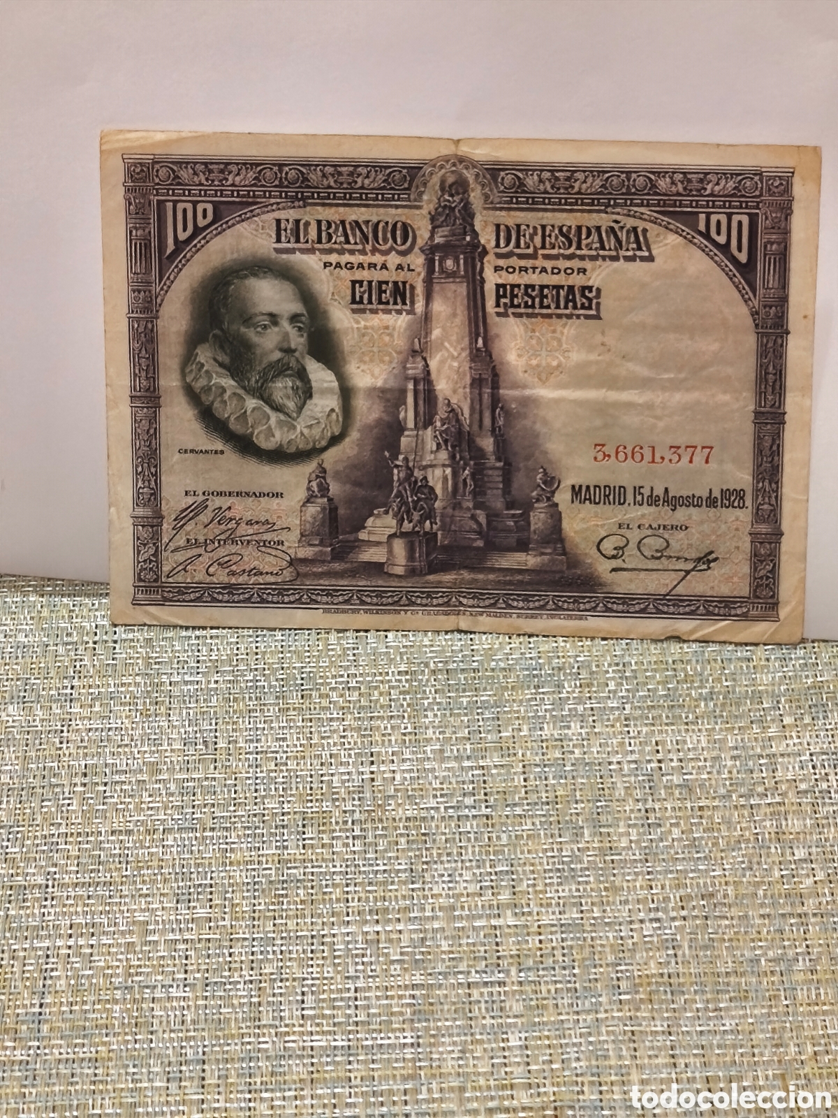 Spanish Banknotes: Billete circulado mbc bonito sin serie 100 ptas de 1928 ,ver imagenes