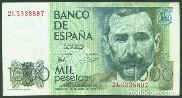 Billetes espa&ntilde;oles: ESPA&Ntilde;A. 1000 pesetas 1979. Benito Perez Galdos.