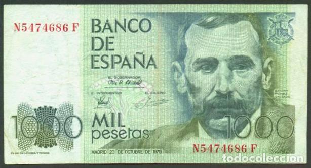 Billetes espa&ntilde;oles: ESPA&Ntilde;A. 1000 pesetas 1979. Benito Perez Galdos.