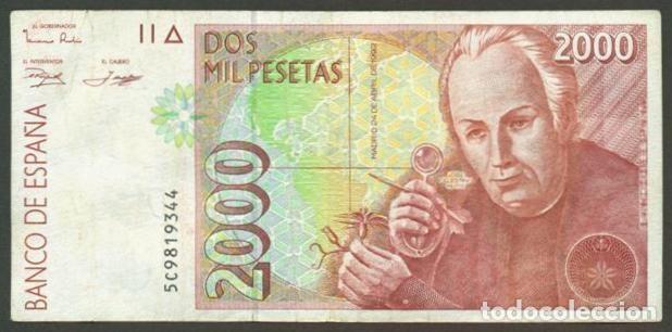 Billetes espa&ntilde;oles: ESPA&Ntilde;A. 2000 pesetas 1992.