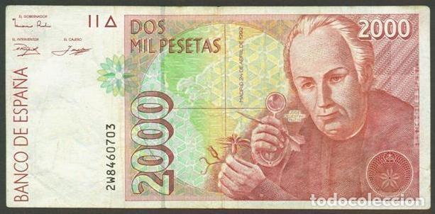 Billetes espa&ntilde;oles: ESPA&Ntilde;A. 2000 pesetas 1992.
