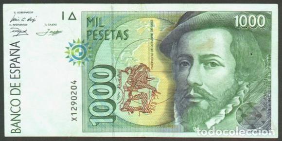 Billetes espa&ntilde;oles: ESPA&Ntilde;A. 1000 pesetas 1992.