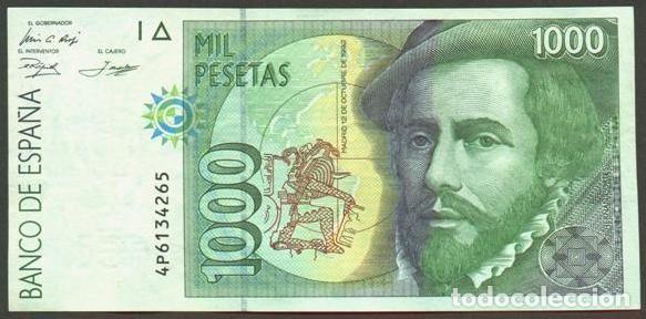 Billetes espa&ntilde;oles: ESPA&Ntilde;A. 1000 pesetas 1992.