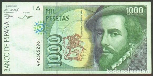 Billetes espa&ntilde;oles: ESPA&Ntilde;A. 1000 pesetas 1992.