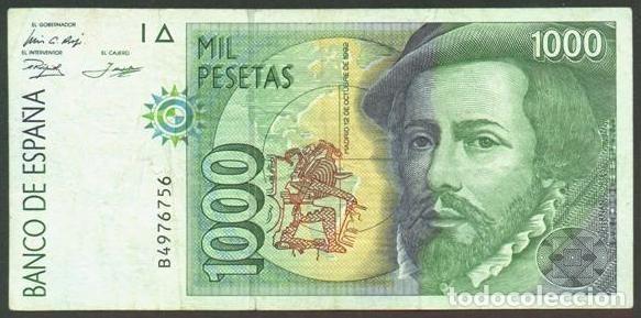 Billetes espa&ntilde;oles: ESPA&Ntilde;A. 1000 pesetas 1992.