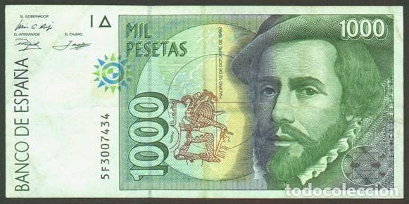 Billetes espa&ntilde;oles: ESPA&Ntilde;A. 1000 pesetas 1992.