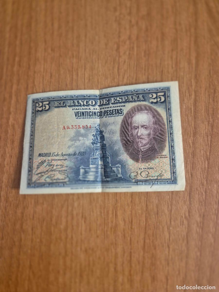 Billetes espa&ntilde;oles: BILLETE DE 25 PESETAS 1928 CALDERON.