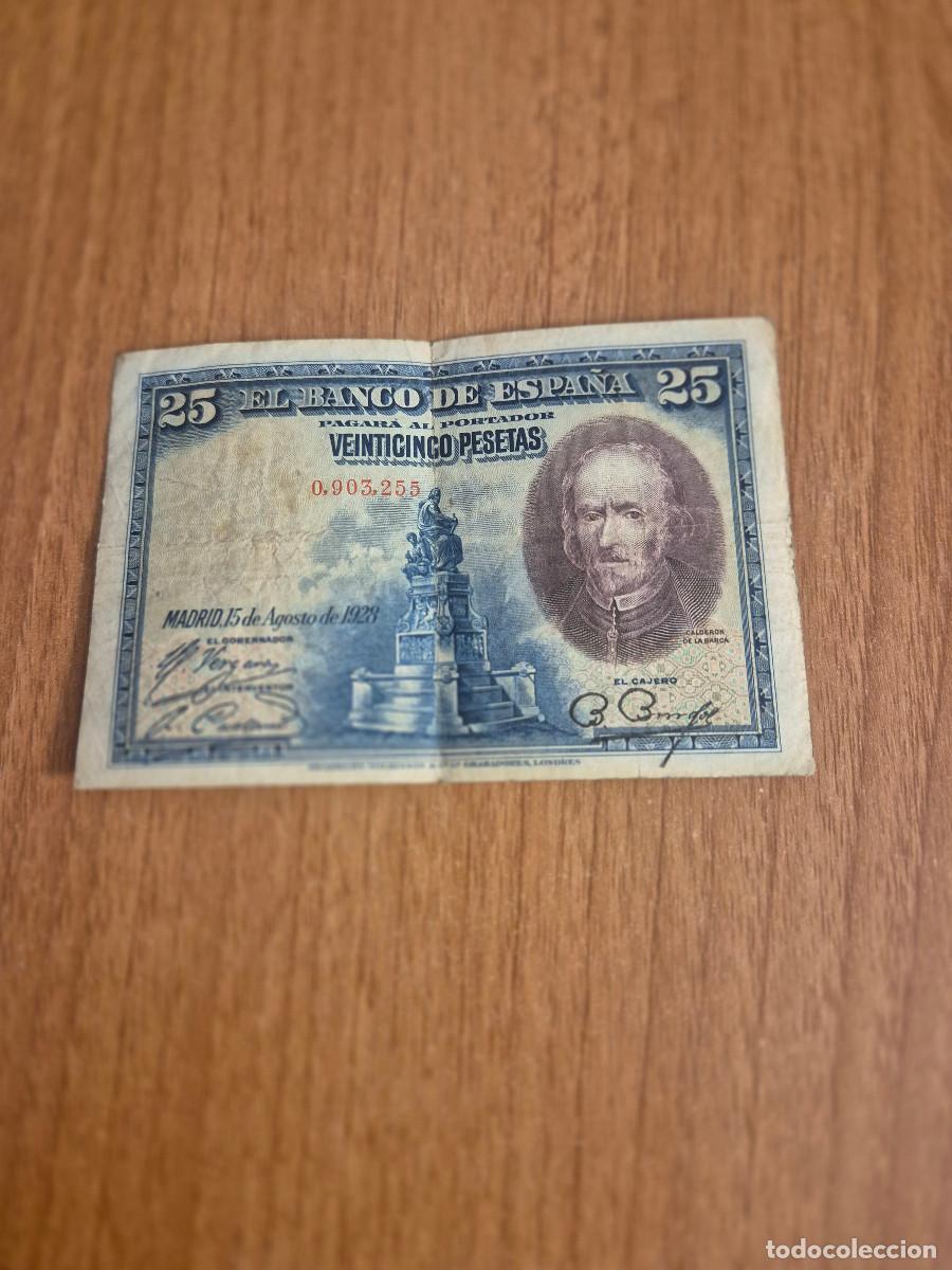 Billetes espa&ntilde;oles: BILLETE DE 25 PESETAS 1928 CALDERON.