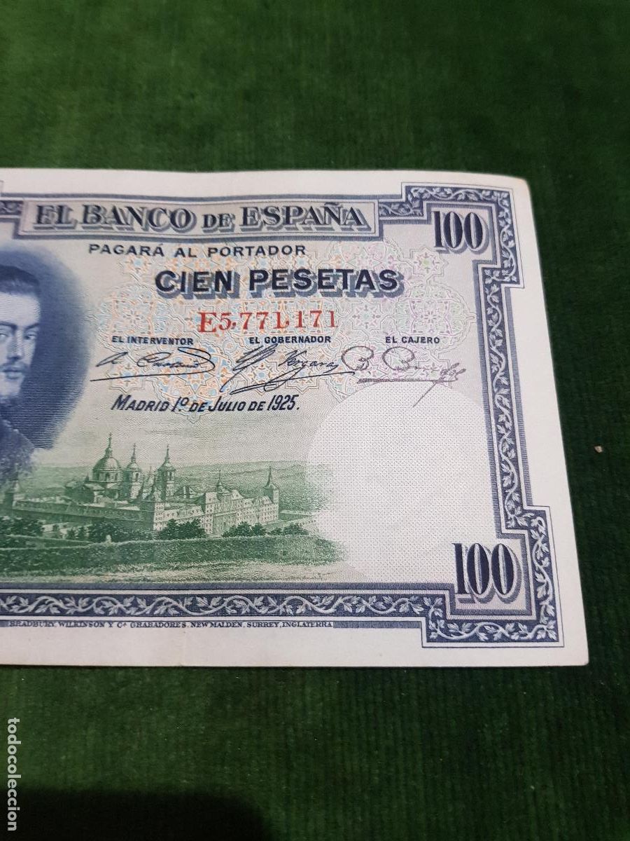 Billetes espa&ntilde;oles: ESPA&Ntilde;A II REPUBLICA,100 PESETAS 1928