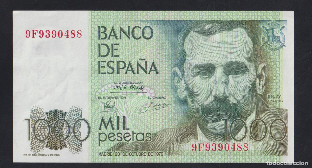 Billetes espa&ntilde;oles: ESPA&Ntilde;A EDIFIL 476B 1000 PTAS &rdquo; BENITO PEREZ GALDOS &rdquo; MUY BONITO Y RARO