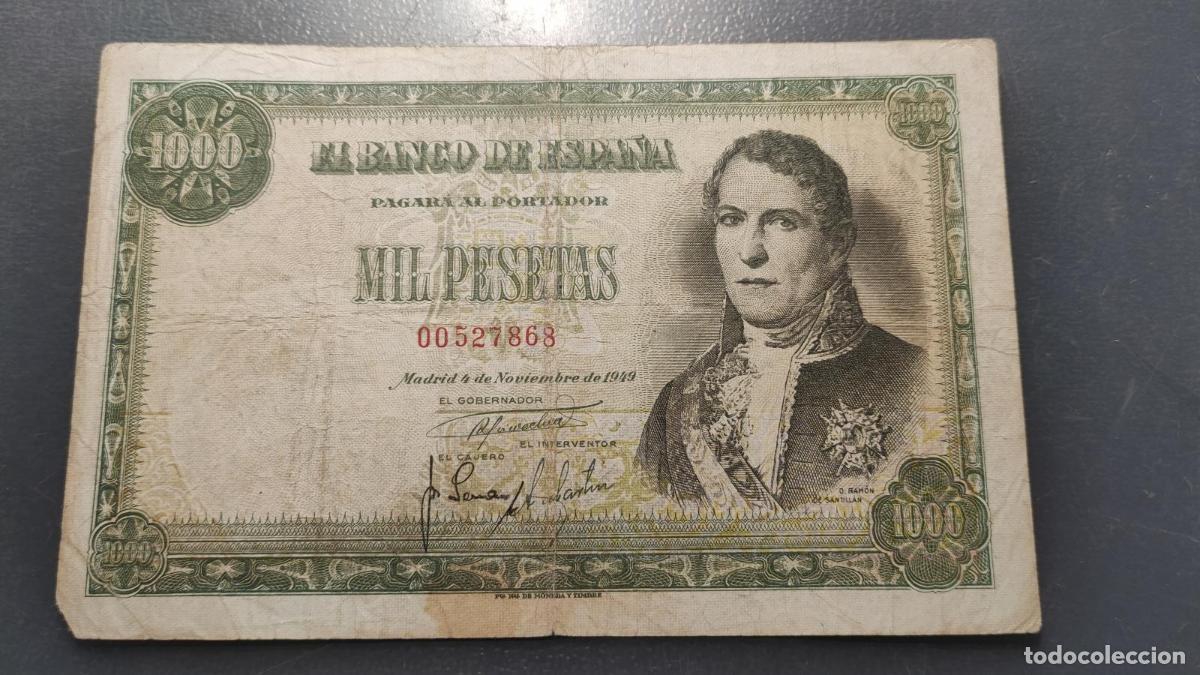 Billetes espa&ntilde;oles: ESPA&Ntilde;A 1000 PESETAS 04/11/1949 P-138 BC