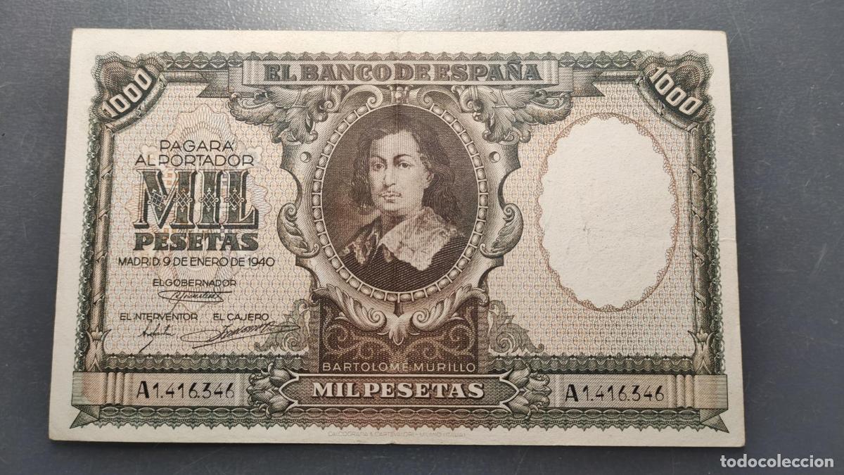 Billetes espa&ntilde;oles: ESPA&Ntilde;A 1000 PESETAS 09/01/1940 P-120 MBC+