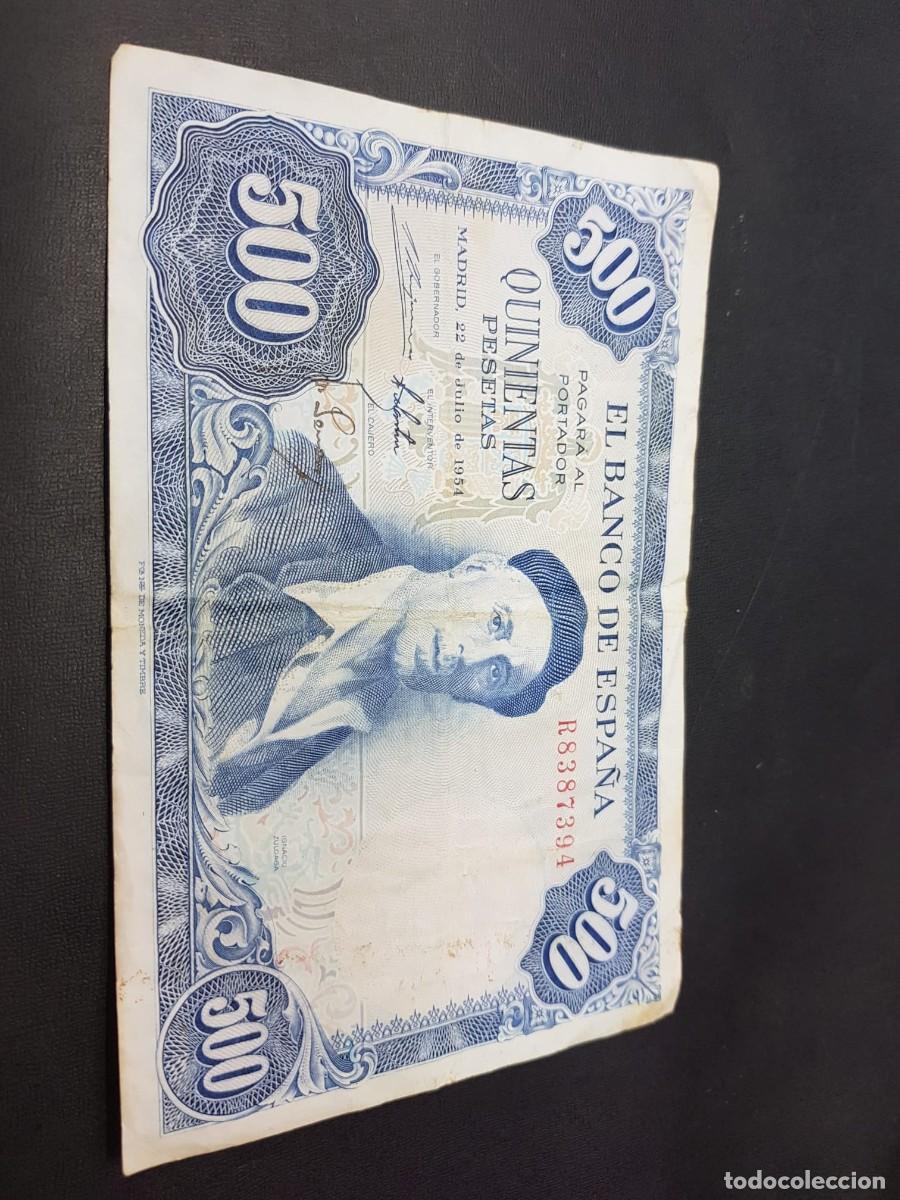 Billetes espa&ntilde;oles: ESPA&Ntilde;A- 500 PESETAS-22 DE JULIO DE 1954