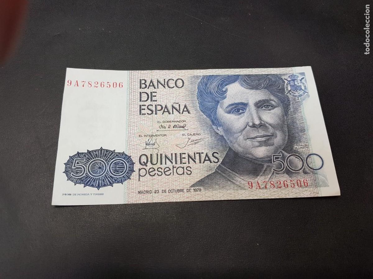 Billetes espa&ntilde;oles: ESPA&Ntilde;A- 500 PESETAS-23 DE OCTUBRE DE 1979-SERIE 9A-SIN CIRCULAR