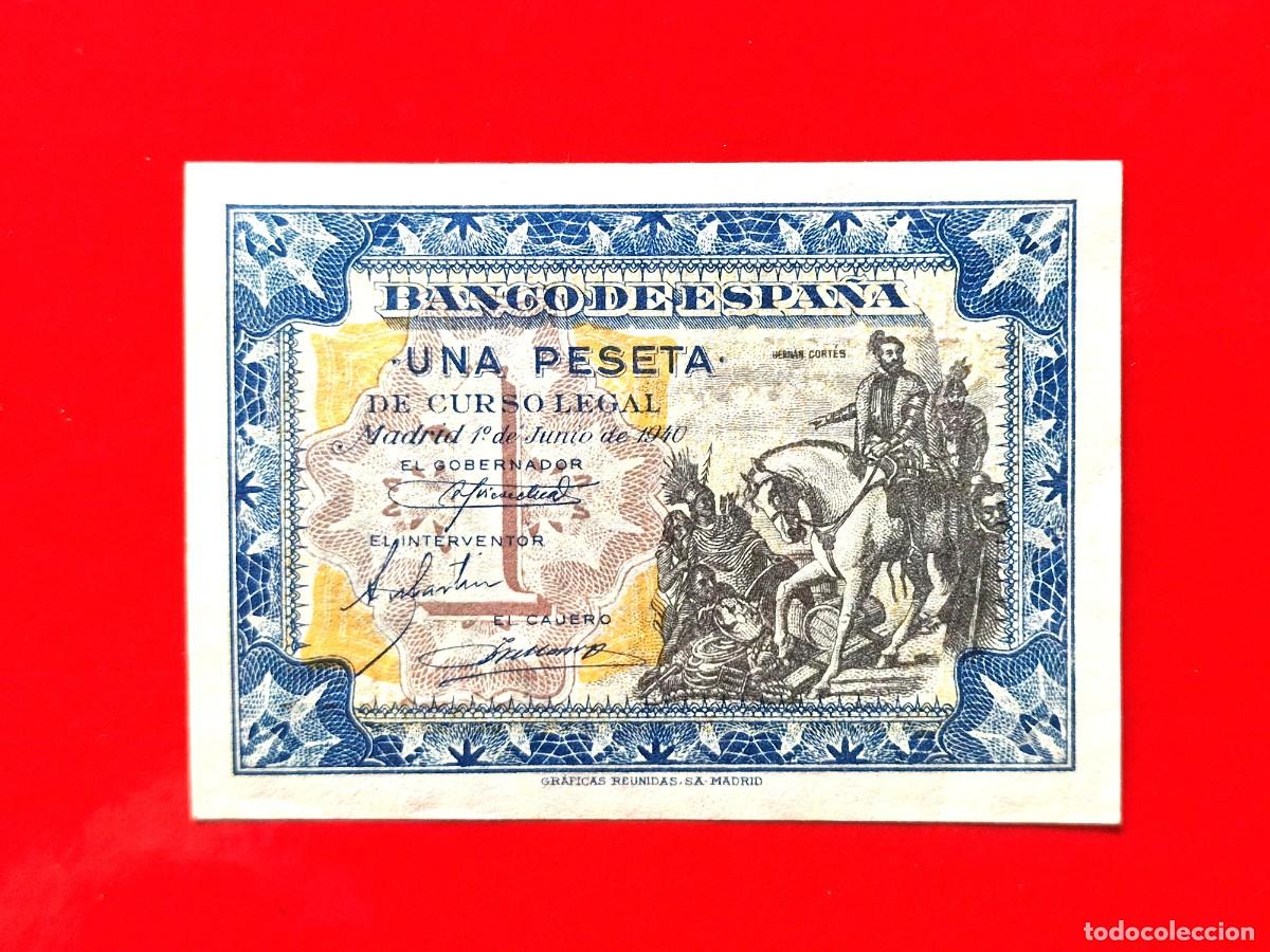 Billetes espa&ntilde;oles: ESTADO ESPA&Ntilde;OL SIN CIRCULAR SC |SOLO ACEPTO PAYPAL| BILLETE 1 PESETA 1940 LEER DESCRIPCION