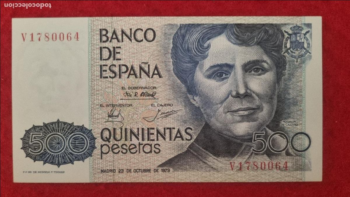 Billetes espa&ntilde;oles: BILLETE 500 PESETAS 1979 EBC+ SERIE V ORIGINAL T064