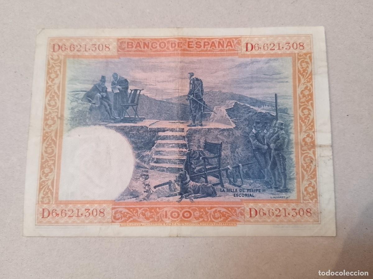 Billetes espa&ntilde;oles: 100 pesetas 1925 Felipe II