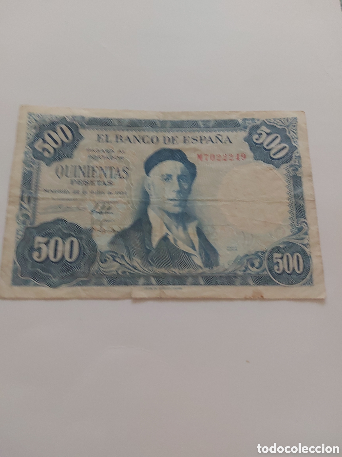 Billetes espa&ntilde;oles: 1 billete deEspa&ntilde;a de500 - Foto 1