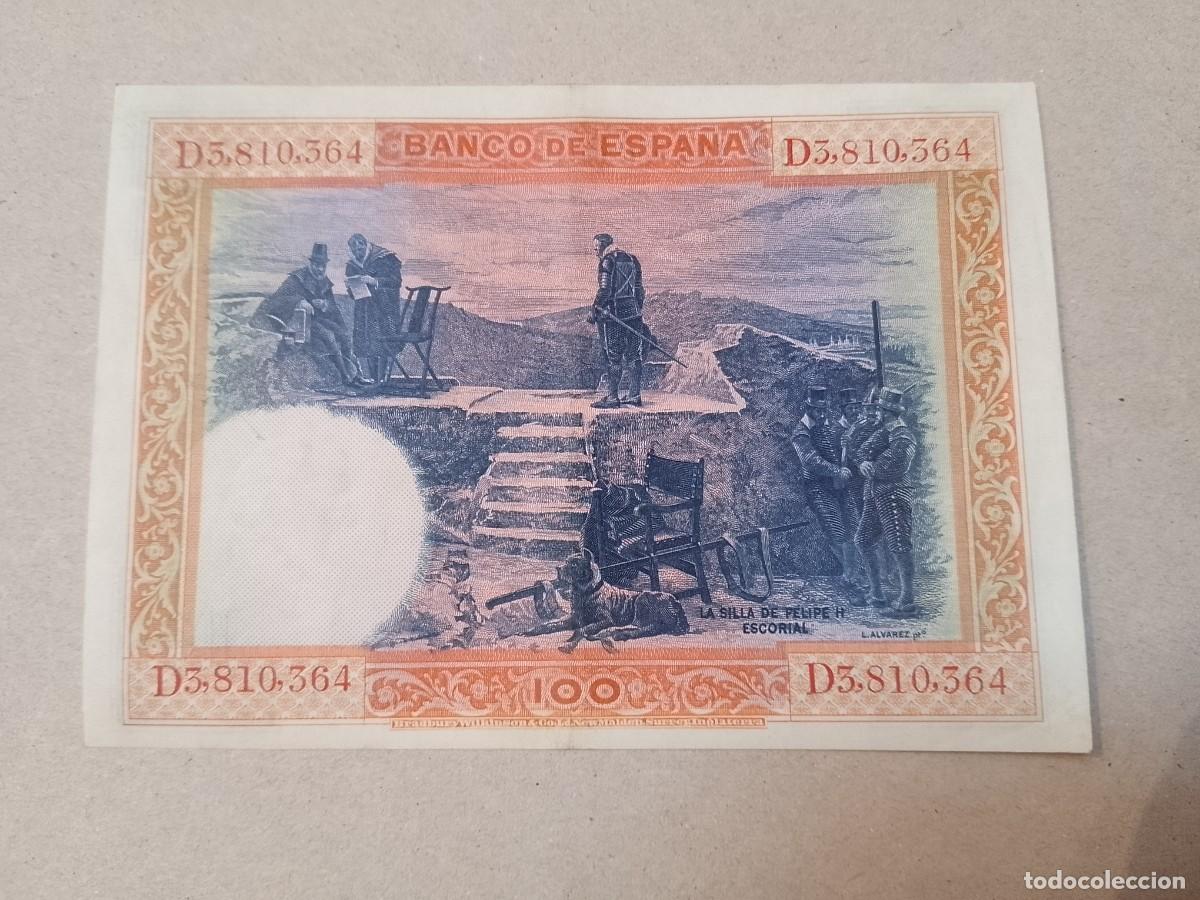 Billetes espa&ntilde;oles: 100 peseta 1925 Felipe II