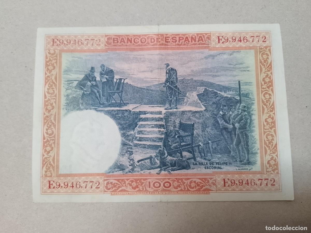 Billetes espa&ntilde;oles: 100 peseta 1925 Felipe II