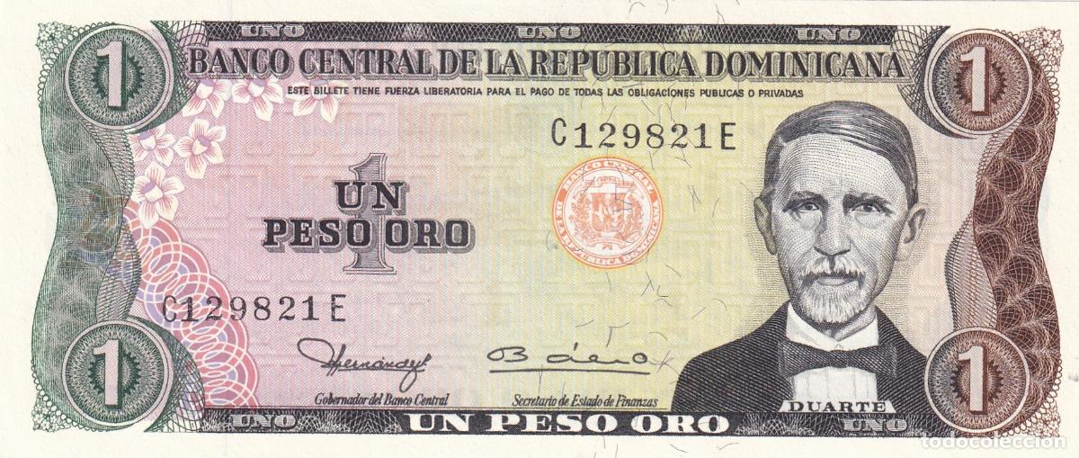 Billetes espa&ntilde;oles: CRBX2939 BILLETE REPUBLICA DOMINICANA 1 PESO ORO SIN CIRCULAR
