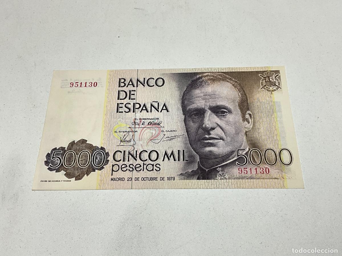 Billetes espa&ntilde;oles: BILLETE DE 5000 PESETAS - JUAN CARLOS I - MADRID 23 OCTUBRE 1979 - EN PLANCHA - SIN SERIE