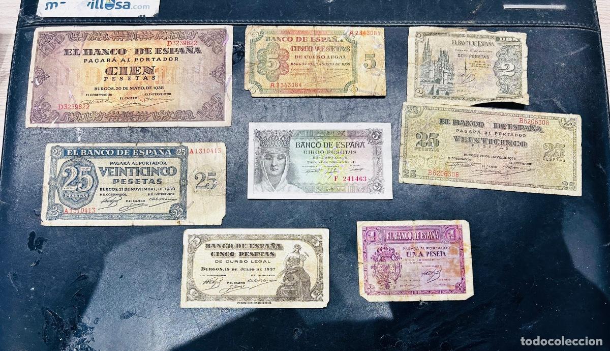 Billetes espa&ntilde;oles: Lote veraniego Campeones del mundo. 8 billetes fant&aacute;sticos de rebajas. GUERRA CIVIL