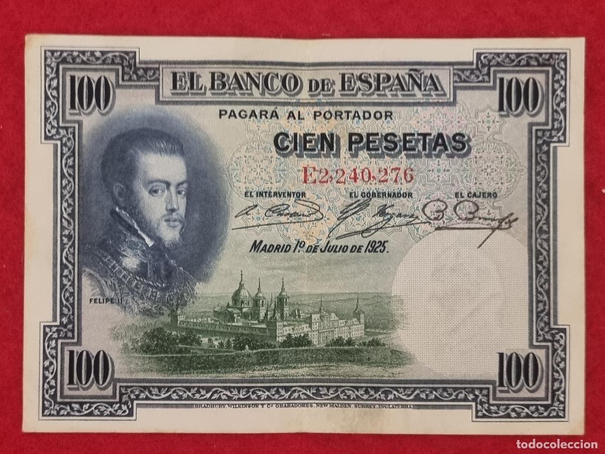 Billetes espa&ntilde;oles: BILLETE 100 PESETAS 1925 SERIE E MBC ORIGINAL T276