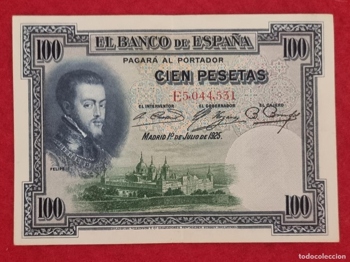 Billetes espa&ntilde;oles: BILLETE 100 PESETAS 1925 SERIE E MBC+ ORIGINAL T531