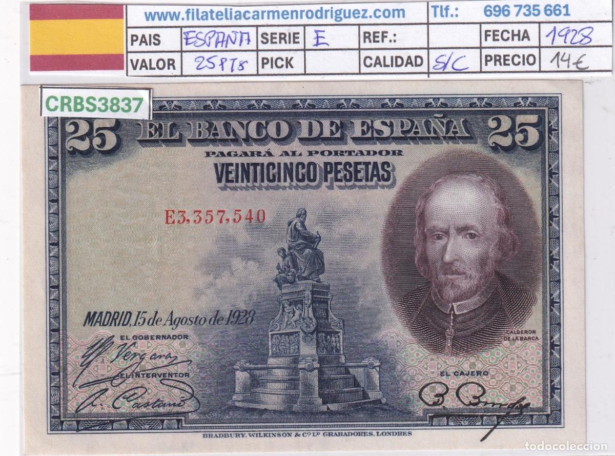 Billetes espa&ntilde;oles: CRBS3836 BILLETE ESPA&Ntilde;A 5 PESETAS 1948 SERIE D SIN CIRCULAR
