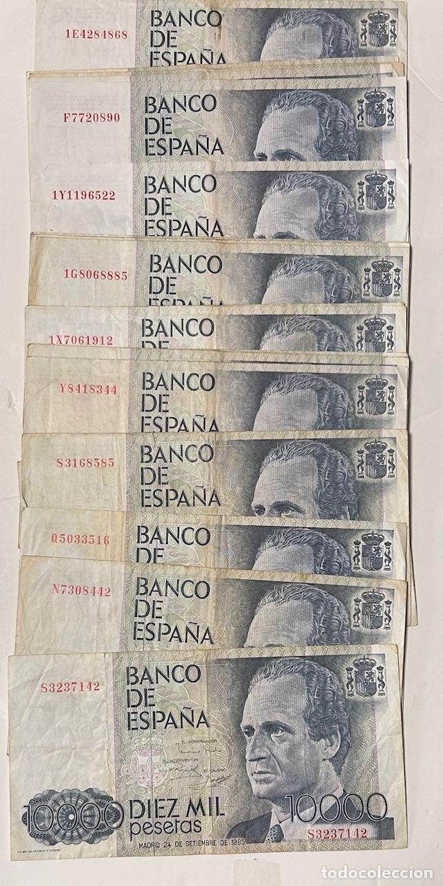 Billetes espa&ntilde;oles: CRBS3851 BILLETE ESPA&Ntilde;A 10000 PESETAS 1985 USADOS