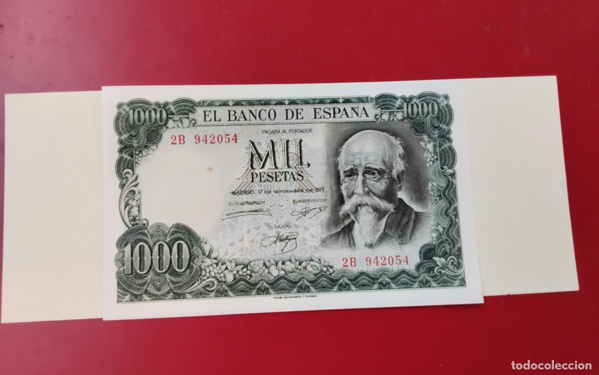 Billetes espa&ntilde;oles: BILLETE DE 1000 PTS A&Ntilde;O 1971 JOSE ECHEGARAY , MUY BUENA CONSERVACION CASI PLANCHA , SIN CIRCULAR