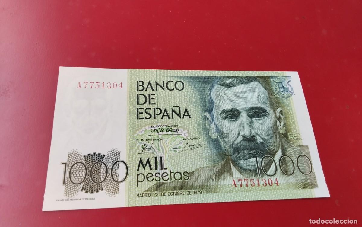 Billetes espa&ntilde;oles: BILLETE DE 1000 PTS A&Ntilde;O 1979 BENITO PEREZ GALDOS MUY BUENA CONSERVACION CASI PLANCHA , SIN CIRCULAR