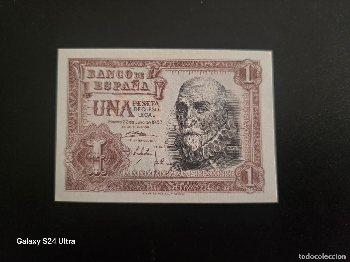 Billetes espa&ntilde;oles: 1 PESETA DE 1953 .... SERIE 1G.....PRECIOSO.....ES EL DE LAS FOTOS