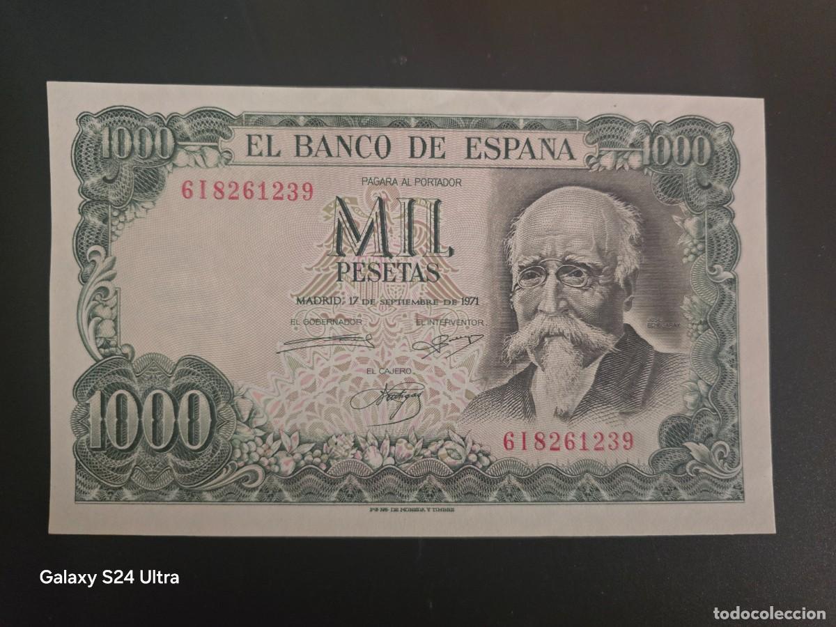Billetes espa&ntilde;oles: 1000 PESETAS DE 1971 .... SERIE 6 l.......PRECIOSO......ES EL DE LAS FOTOS
