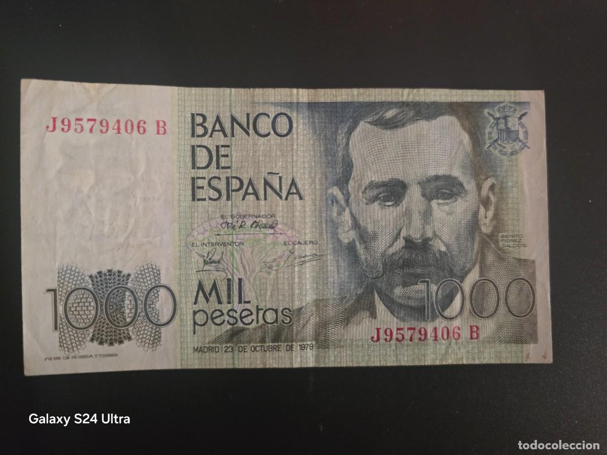 Billetes espa&ntilde;oles: 1000 PESETAS DE 1979 .... SERIE J.......BONITO......ES EL DE LAS FOTOS