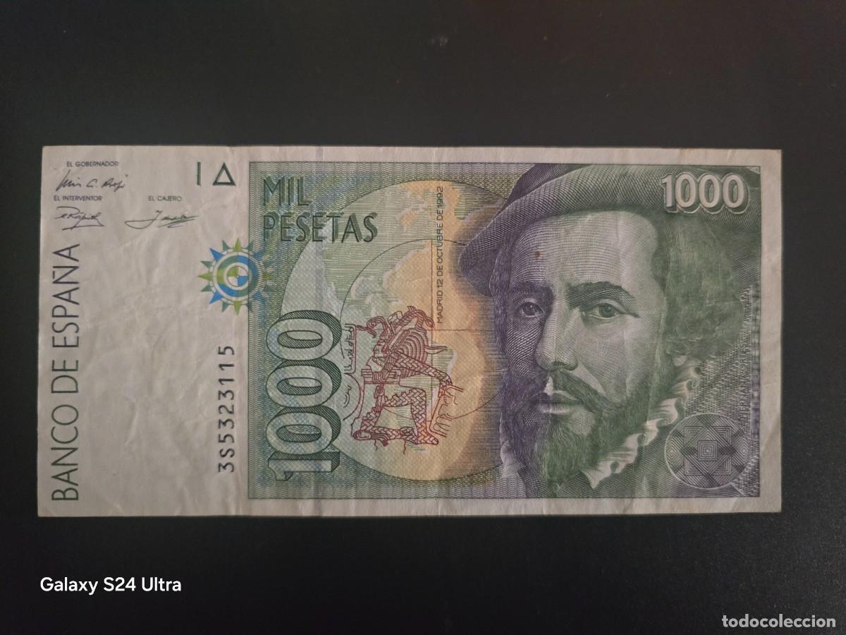Billetes espa&ntilde;oles: 1000 PESETAS DE 1992 .... SERIE 3S.......BONITO......ES EL DE LAS FOTOS