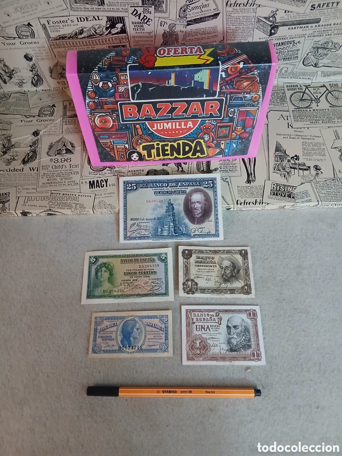 Billetes espa&ntilde;oles: Lote billetes espa&ntilde;oles