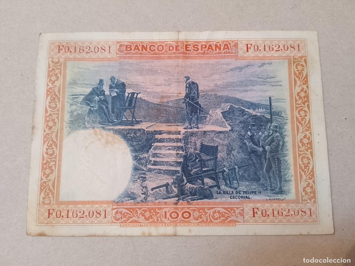 Billetes espa&ntilde;oles: 100 peseta 1925 Felipe II - Foto 2